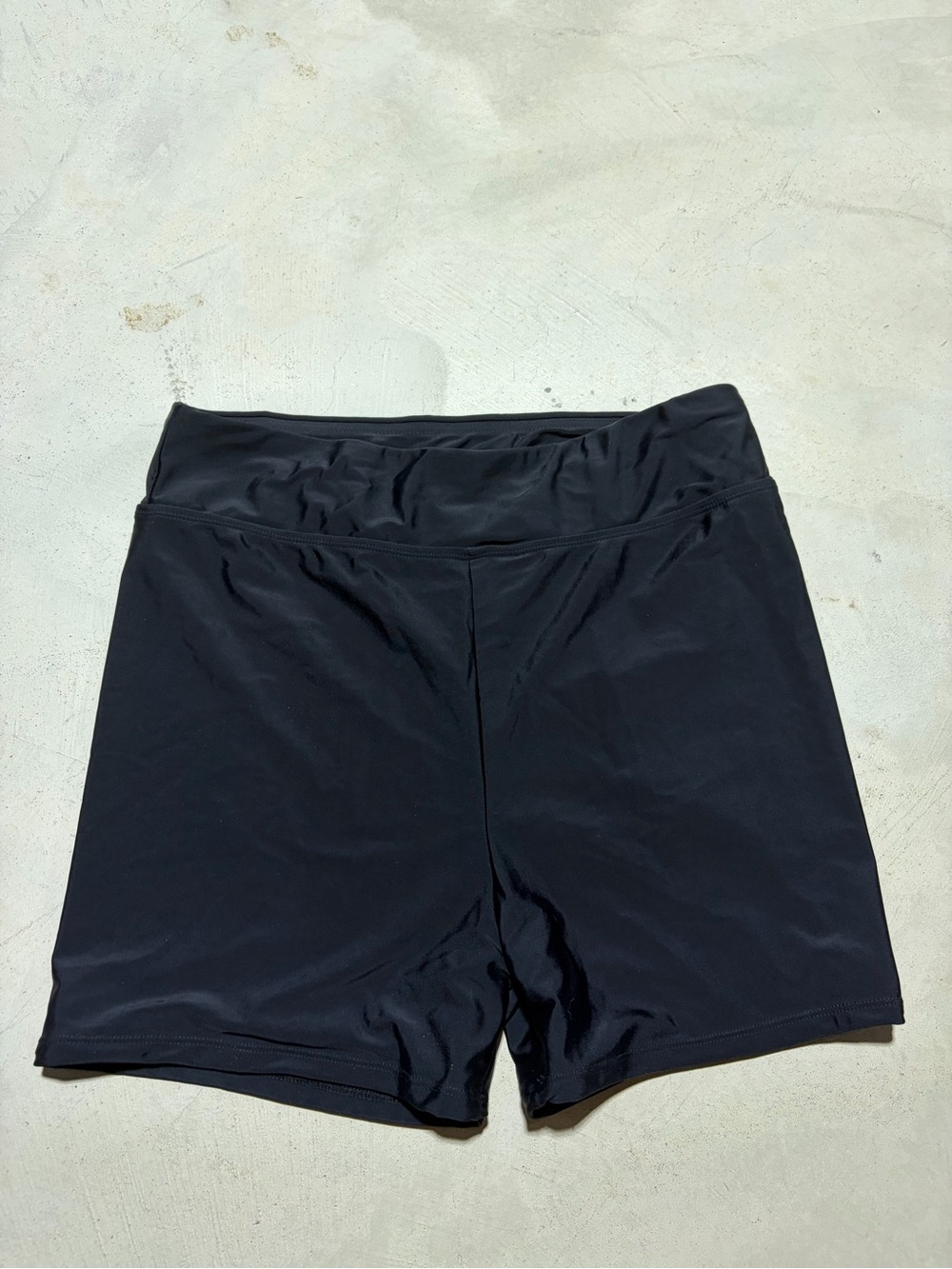Coral reef NWT Women's Black Swim Shorts large